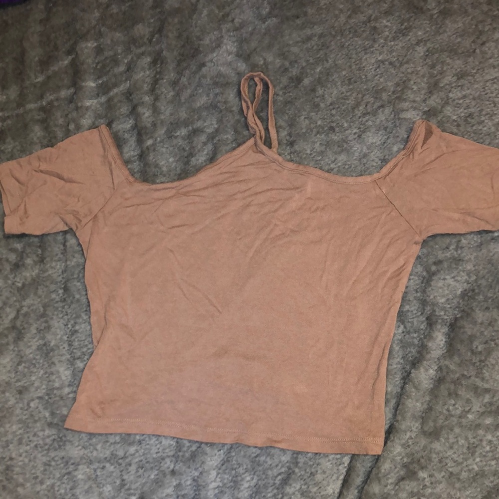 Neck tie crop top